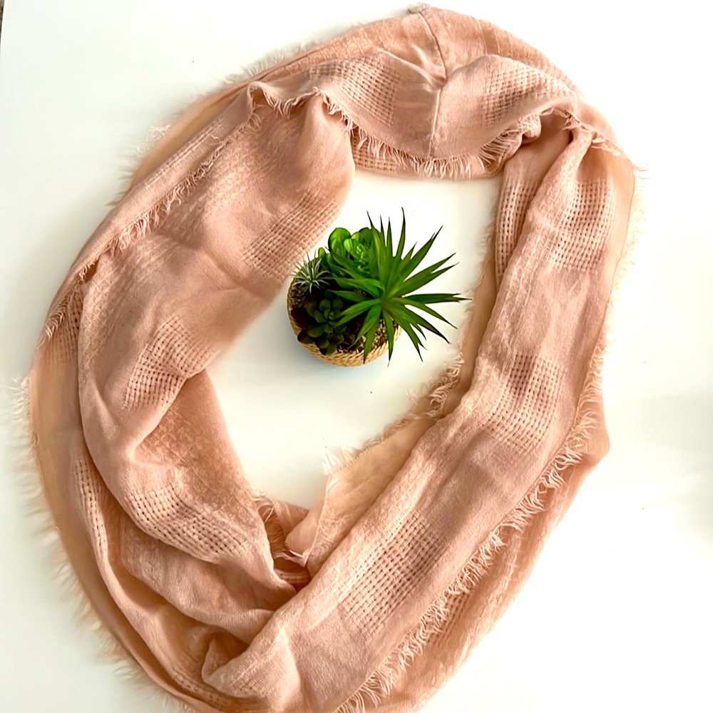 Light Pink Infinity Scarf!